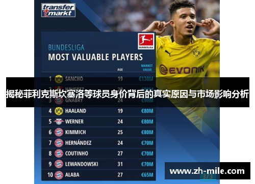 揭秘菲利克斯坎塞洛等球员身价背后的真实原因与市场影响分析 揭秘菲利克斯坎塞洛等球员身价背后的真实原因与市场影响分析