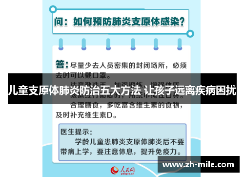儿童支原体肺炎防治五大方法 让孩子远离疾病困扰