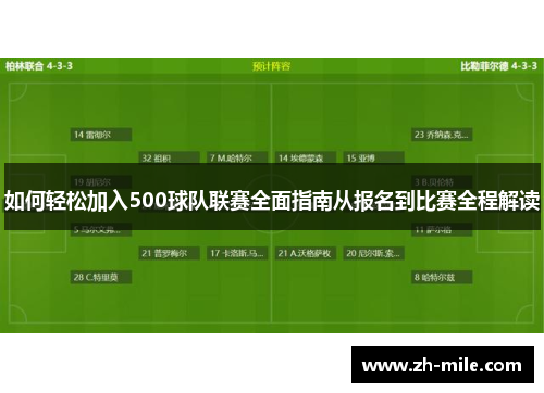 如何轻松加入500球队联赛全面指南从报名到比赛全程解读